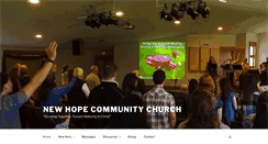 Desktop Screenshot of newhopepotsdam.org